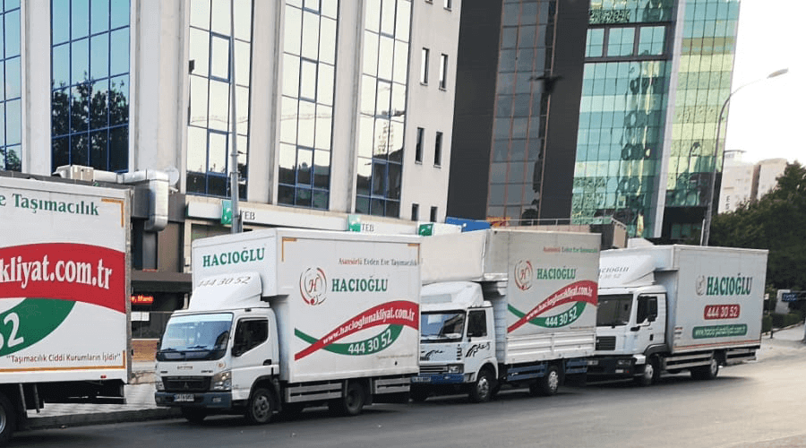 istanbul evden eve nakliyat kamyonları