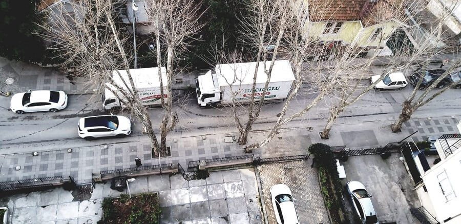 İstanbul şehir içi nakliyat kamyonu